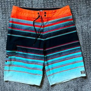 Billabong Striped Board Shorts